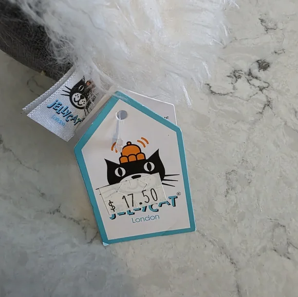 Jellycat White and Gray Owl - Picture 2 of 2